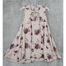 Free People Dress Womens XS Tree Swing Floral Cottage Cutout Festival Western