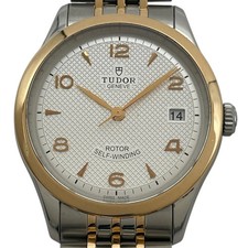 TUDOR 1926 91451 White PG/Stainless Steel Automatic Mens Watch #OK1398