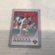 2001 Rookie Phenoms Jimmy Rollins /625 Philadelphia Phillies #248 SP RC Rare