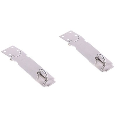 2 Pack Sicherheitsriegel Tür Edelstahl Haspelschloss Vorhängeschloss-Haspel