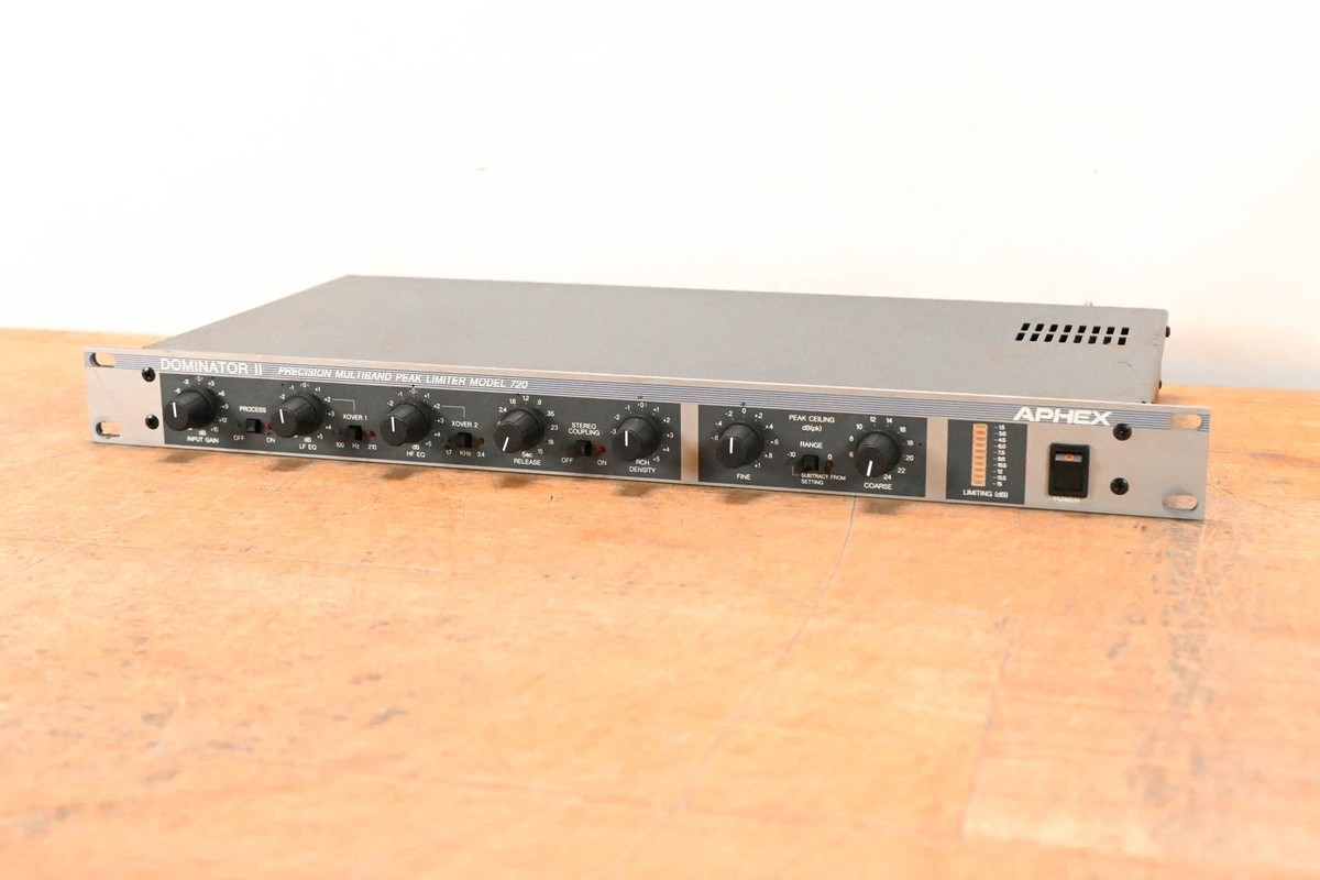 Aphex Dominator II 720 ピークリミッター　2台 Aphex Dominator II Precision Multiband Peak Limiter - Model 720 | eBay