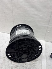 Cat6A Plenum CMP 1000ft 23AWG 100 Bare Copper 750 Mhz Ethernet Cable, Black