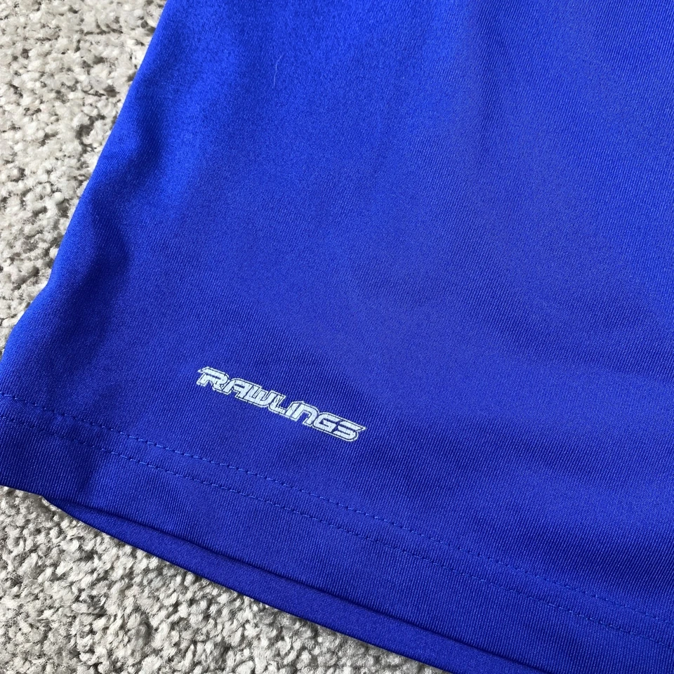 Pantalones Cortos Atléticos Rawlings Para Hombre 2XL Azul Cintura Elástica Ropa Deportiva Foto 2 de 4