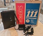 Cassette Recorder (Mini) Rare, VINTAGE With Original Receipt - Works (Roberts) — photo 1