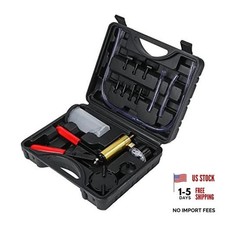 2 in 1 Brake Bleeder Kit with Hand Vacuum Pump with Gauge Adapters BLACK1