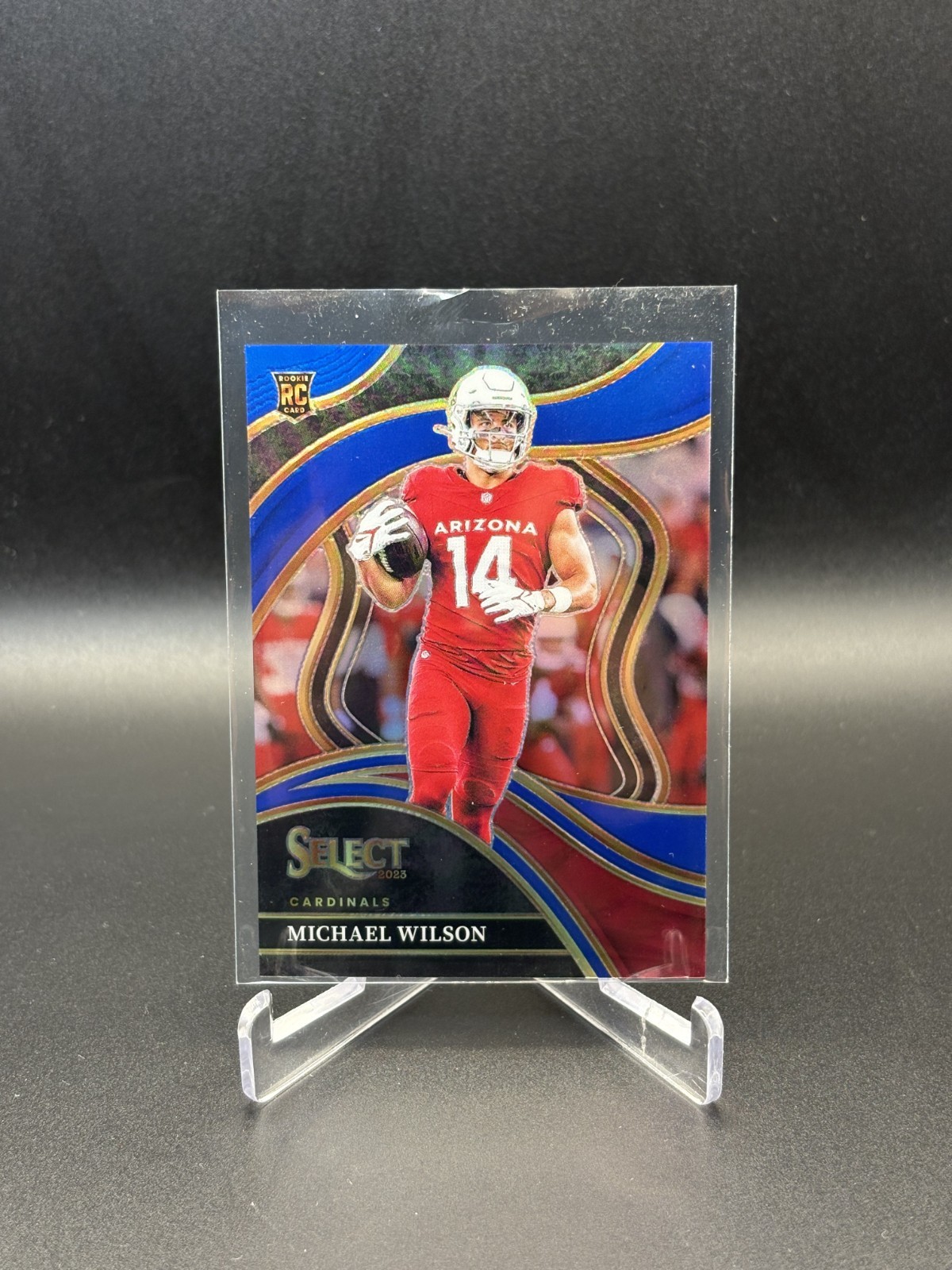 2023 Panini Select Club Level MICHAEL WILSON Blue Prizm #/99 #234 