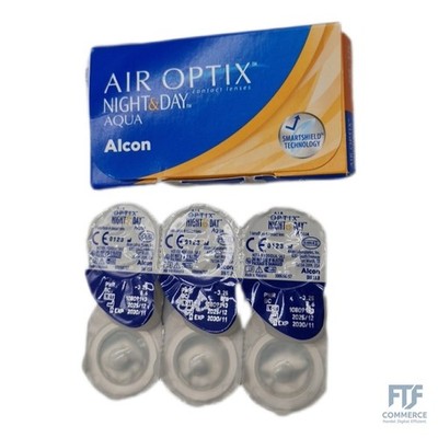 Air Optix Night & Day Aqua Monatslinsen weich, 6 Stück / BC 8.6 mm / DIA 13.8 /