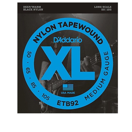 Used D'Addario ETB92 Tapewound Bass, Medium, 50-105, Long Scale