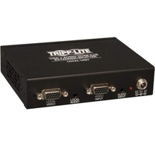 Tripp Lite B132-004-2 4-Port VGA over CAT5/CAT6 Extender Splitter new