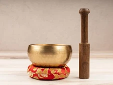 Tibetan Singing Bowl, 3" Hand-Hammered in Nepal, Meditation Bowl, Sound Bowl