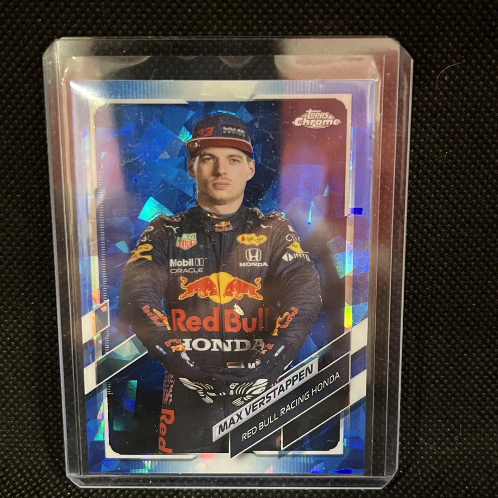 2021 Topps Chrome Formula 1 F1 Sapphire MAX VERSTAPPEN #3 Portrait Card Red Bull
