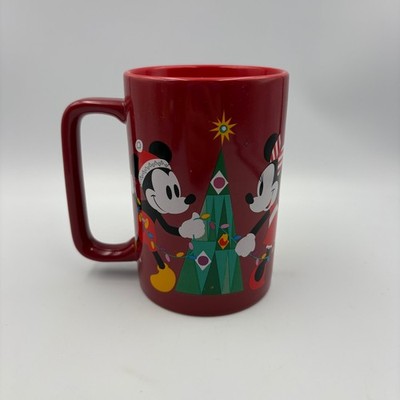 Disney Mickey Minnie Mouse rot Weihnachten Kaffeebecher Liebe Pluto Chipmunks 4,8x3 Zoll