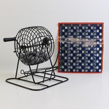 Black Metal Bingo Cage Random Ball Selector 8"