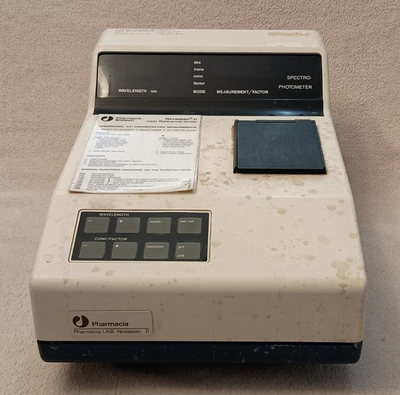 #ad #ad Pharmacia LKB Novaspec II Spectrophotometer – Fully Working Clean No Corrosion $129.99
