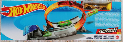 Hot Wheels Track Builder Loop Star Looping Held neu