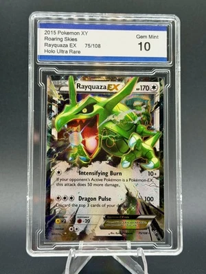 Rayquaza Pokémon TCG Ultra Rare Individual Collectible Card Game Cards for  sale