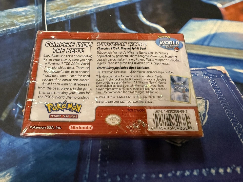 Magma Spirit Deck World Championship Pokemon 2004 nuevo sellado como nuevo Foto 4 de 4