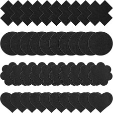 80PCS Nipple Covers Breast Pasties Petal Stickers No Show Satin