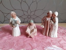 Vintage Tonfiguren - handgefertigt - &Auml;gypten