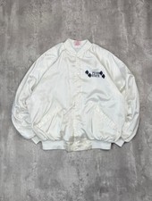 Vintage 80s/90s Penn State Nittany Lions NCAA Satin Bomber Jacket Size 2XL