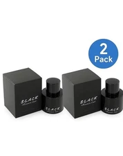 Kenneth Cole Black Eau de Toilette Spray, 1.7 fl oz New In Box 2 Pack Sealed