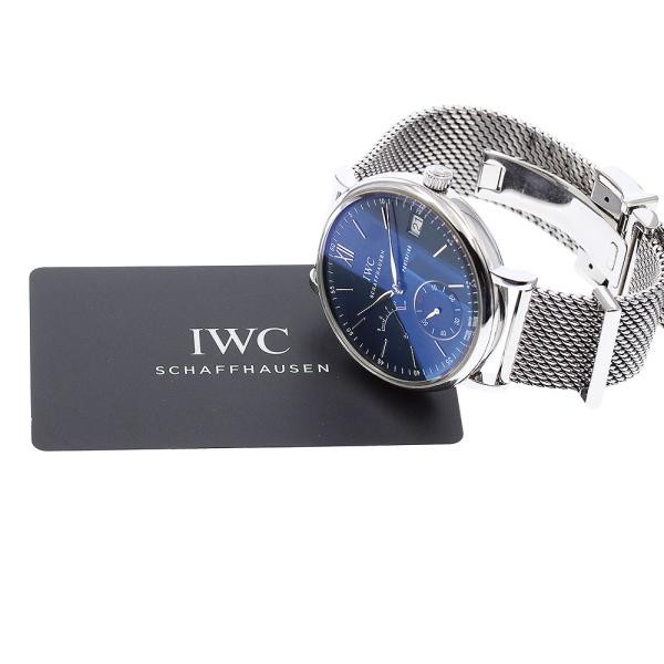IWC PORTOFINO HAND-WOUND EIGHT DAYS IW510116 45mm SS Navy #C25707