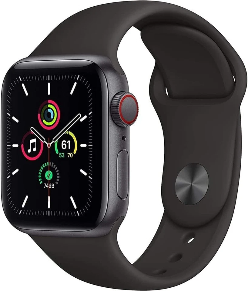 Apple Watch SE (2020) 1st Gen 40mm A2353 (GPS + Cellular) Space Gray (Very Good)