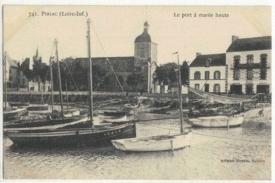 PIRIAC (44) - Der Hafen bei Flut
