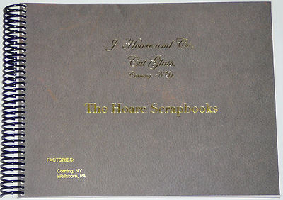 Hoare Company ''The Scrapbooks'' American Cut Engraved Glass catalog/book final^2