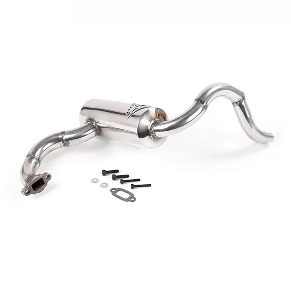 Edelstahl Abgestimmter Auspuffrohr für Hot Hatch 1/5 Rovan Rofun F5 RF5 T5 MCD - Bild 2 von 4