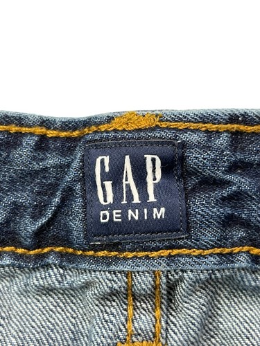 Gap Denim Women's Size 32 Maxi Long Raw Hem Dark Wash Skirt - Picture 24 of 24