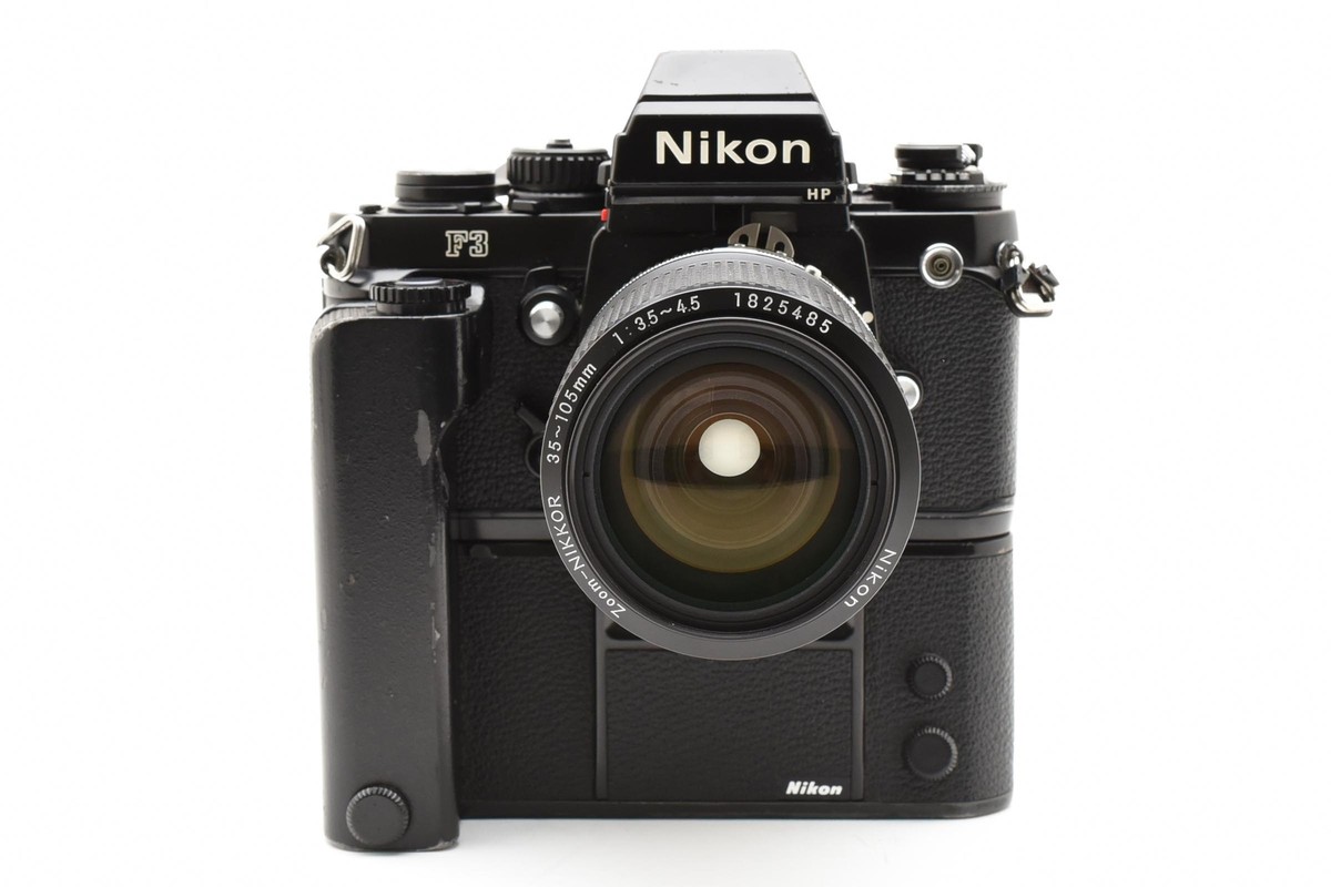 【完動美品・レンズ付き】Nikon F3 HP 35-105mm フィルムカメラ Near MINT] Nikon F3 HP 35mm Film Camera 35-105mm f/3.5-4.5