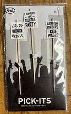 Genuine Fred Pick -Its Cocktail Picks Set of 24 NIP SE4