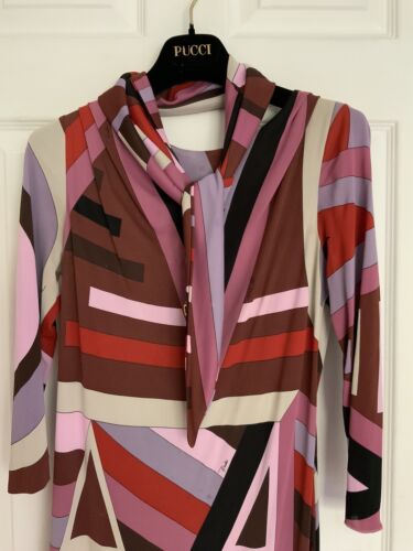Robe multicolore Emilio Pucci taille 38 UK10 - Photo 1/10