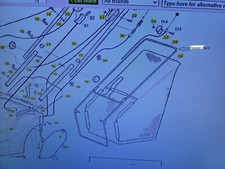 HAYTER HARRIER 41 GRASS BOX BAG FRAME ONLY FITS 2002 TO 2016  410038W