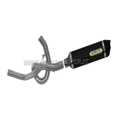 Full Exhaust Arrow R Tech Alu Black Ducati Multistrada 1200 2010 > 2014