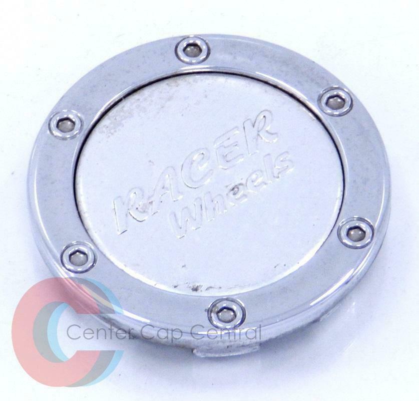 Racer Wheels Chrome Custom Center Cap OEM Hub Cap Rim HubCap Rim 1pc CPST6-1