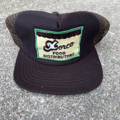 Vintage 80 s Trucker Hat Morco Food Distribution Mesh Snapback Cap