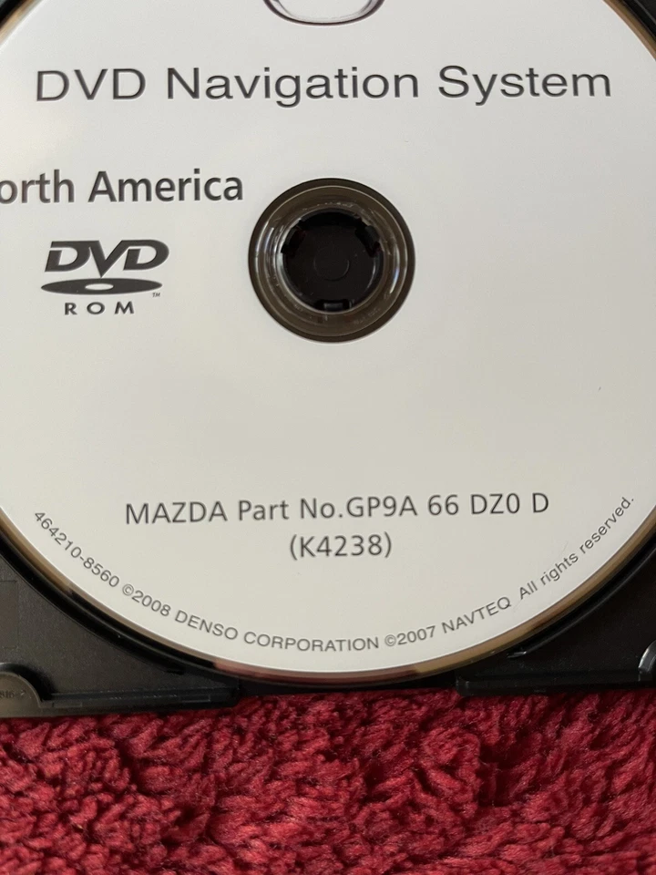 2006 2007 2008 Mazda3 Mazda6 CX7 CX9 RX8 Navigation DVD Map U.S Canada Version D - Image 3 of 4