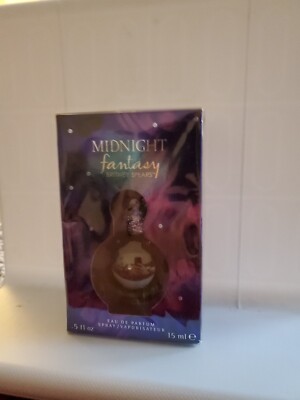 Midnight Fantasy Women Britney Spears Eau de Parfum Spray 0.5 oz - 