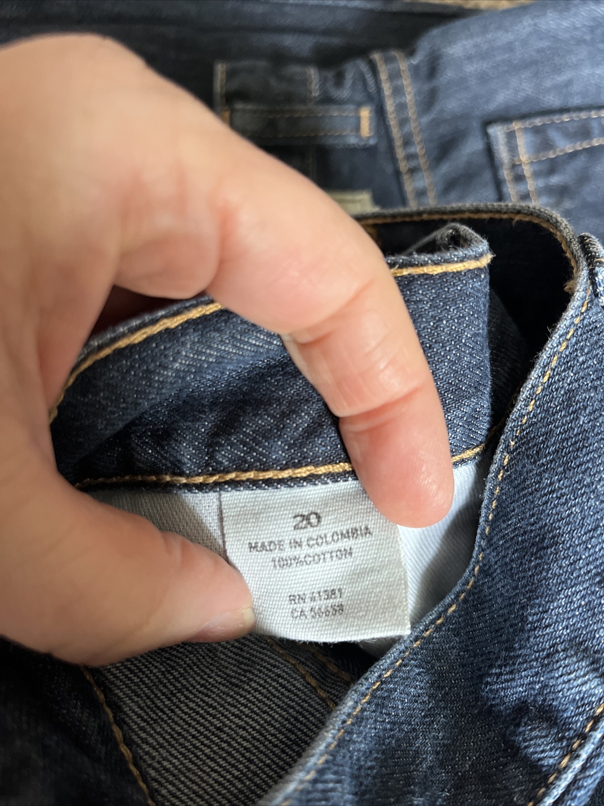 Polo Ralph Lauren Jeans Youth Boys 20 Straight Leg Dark Wash Denim 31x28 - View 5