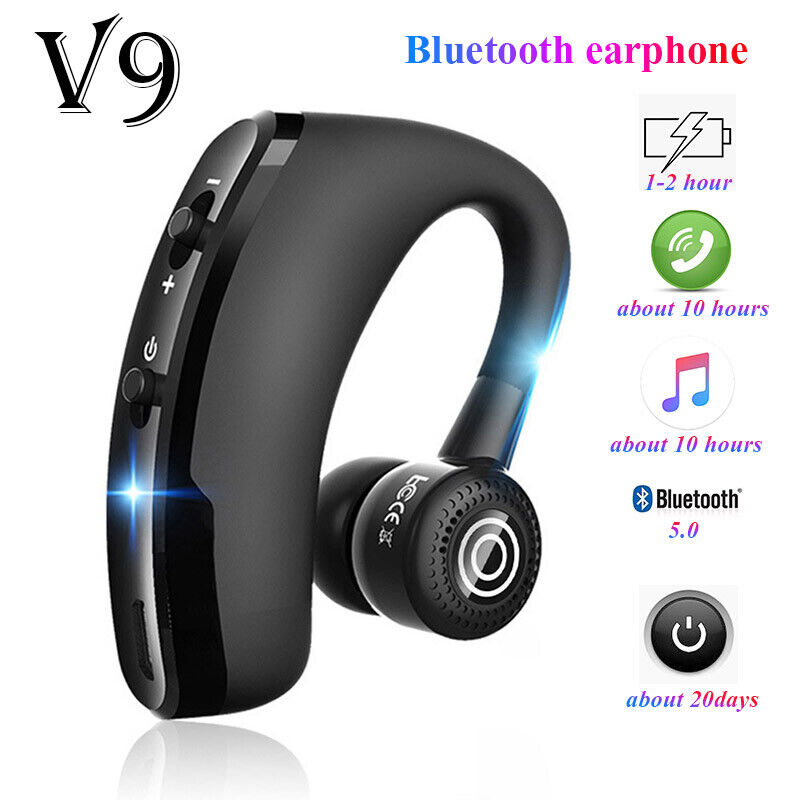 Auriculares V9 Bluetooth 5.0 Inalambrico Microfono HD Para iPhone Samsung Xiaomi