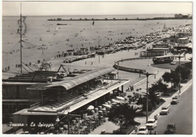 PESCARA - THE BEACH - TRAVEL 1963 -97489-