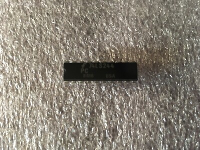 74LS244PC IC BUFF/DRVR DUAL 2-FUNC 4-BIT 20-PIN PLASTIC DIP LS-TTL (2 PER LOT)
