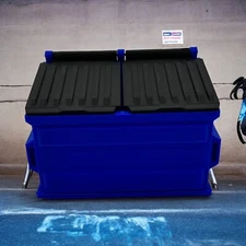 🔥 Mini Desktop Dumpster | Diorama Ready! | Flip-Top Lids | Custom Colors! 🔥