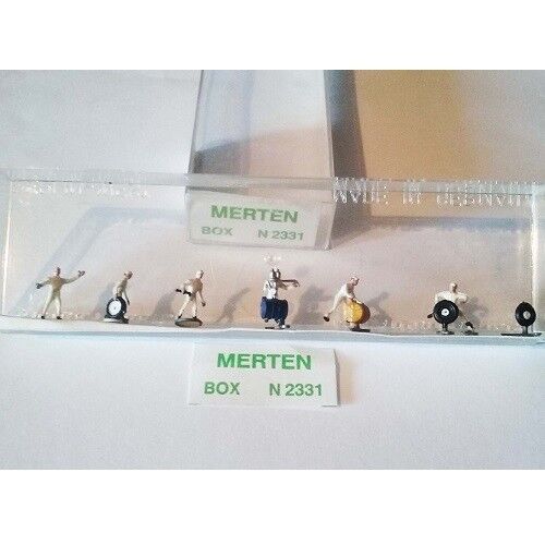 Miniatures Mechanics Miniaturplastiken Autorennmonteure MERTEN Box 2331