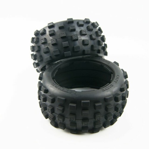 Kit 4 Roues + Pneus Pour RC Crawler 1/12 - Remplace MN82/MN78, Noir, Diamètre 7cm
