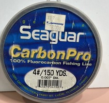 Seaguar CarbonPro Fluorocarbon Fishing Line 4 150 Yd New/Old Stock