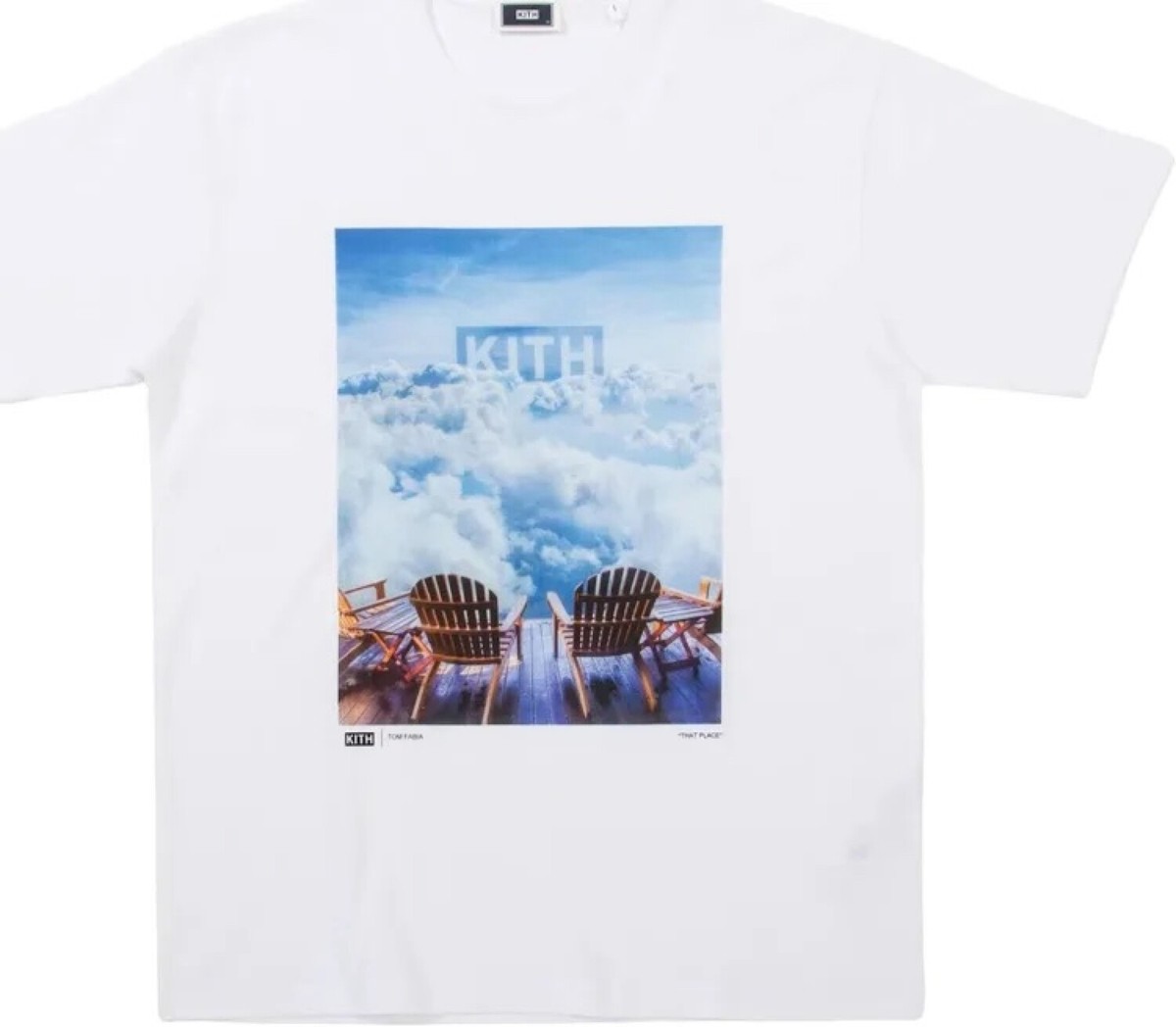 Kith Tom Fabia 'That Place' Graphic Print White Short Sleeves Mens