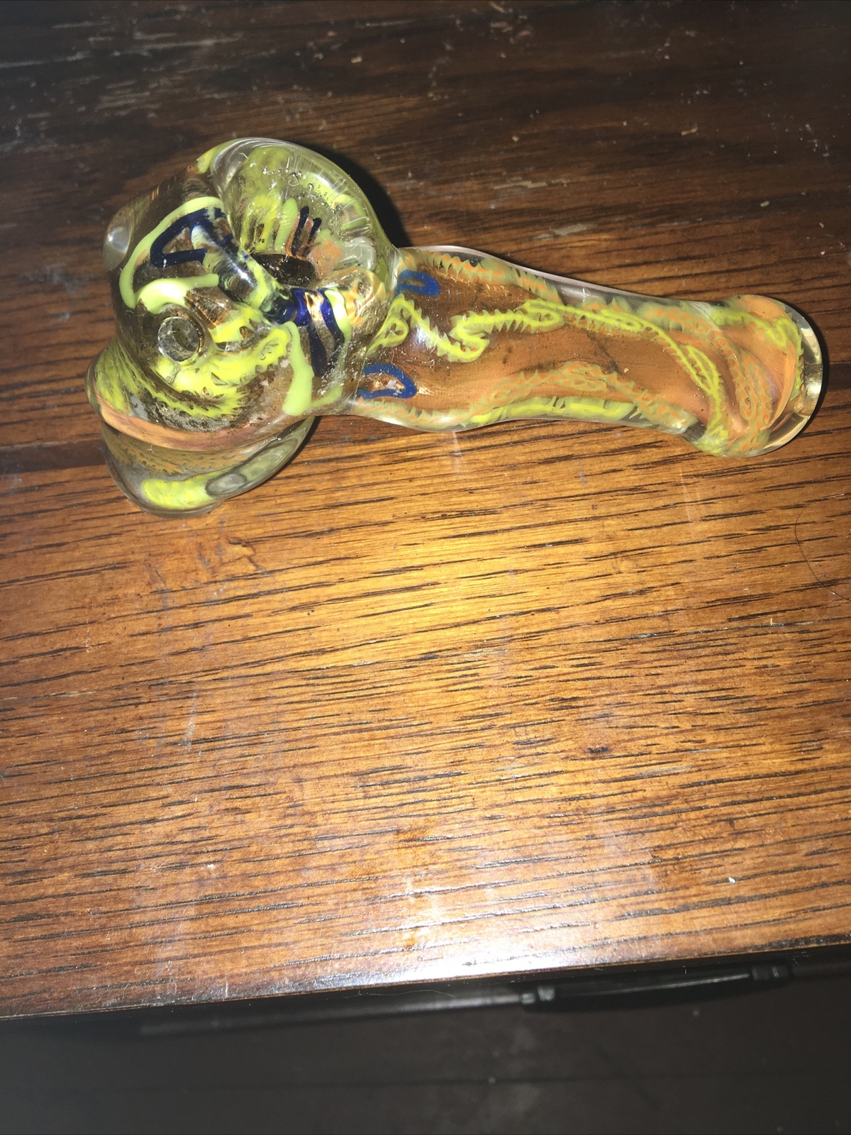 triple blown glass pipe eBay